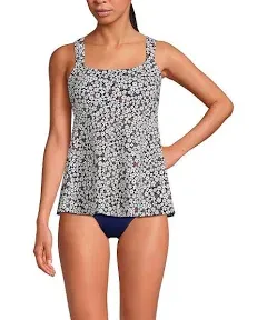 Women's Lands' End Flutter Empire UPF 50 Tankini Swimsuit Top