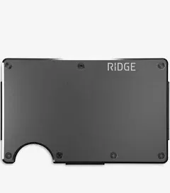 THE RIDGE- Aluminum Gunmetal Money Clip