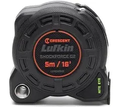 Crescent Lufkin L1216CMEB-02 Shockforce Nite Eye G2 Tape Measure 1-1/4" x 5m/16\