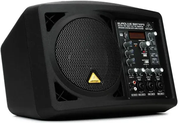 Behringer Eurolive B207MP3 Personal PA/Monitor Speaker (w / Power Adapter)