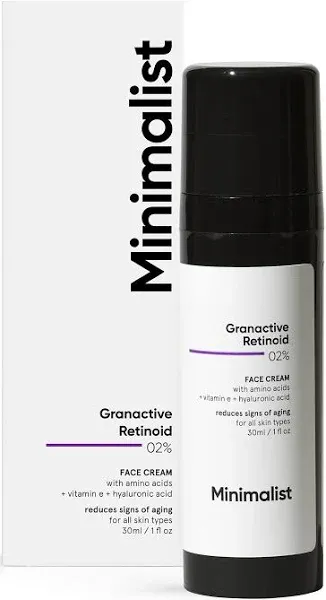 Minimalist 2% Retinoid Anti Ageing Night Cream for Wrinkles &amp; Fine Lines | With