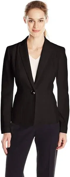 Kasper Women's Stretch Crepe One Button Jacket