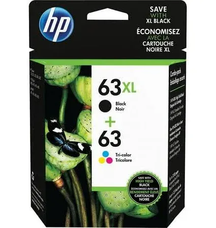 HP 63XL Black High Yield Ink Cartridge