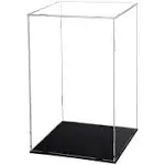 Evron Display Case for Collectibles Assemble Clear Acrylic Box Alternative Glass Case for Display Action Figures Home Storage & Organizing Toys