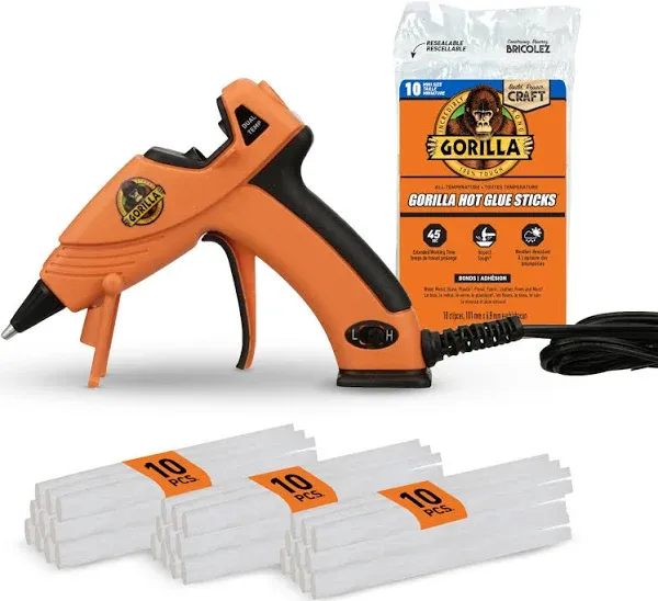 Gorilla Got Glue Gun Kit with 30 Sticks (8401509)