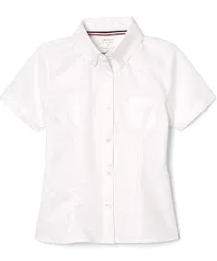 French Toast Girls' Short Sleeve Oxford Shirt