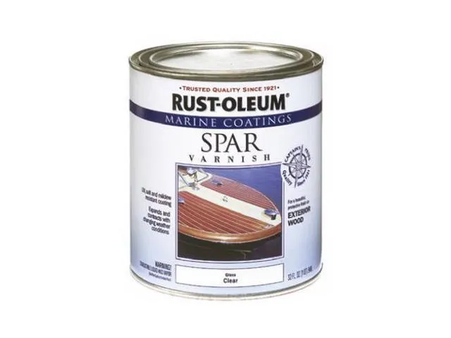 RUST-OLEUM 207008 Spar Varnish,Clear,Polyurethane