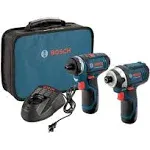 Bosch CLPK27-120 12V MAX Li-Ion Drill Driver/Impact Driver Combo Kit (2 Ah) New  | eBay