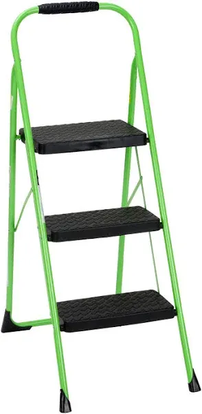 Cosco Big Step Folding Step Stool with Rubber Hand Grip