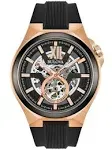 Bulova Men's Analogue Automatic Watch with Silicone Strap 98A177