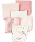 Carter's 6-Pack Baby Wash Cloths, Pink