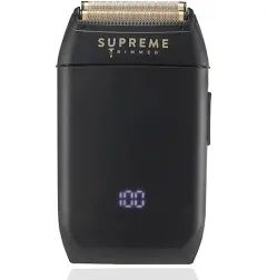 Supreme Trimmer Crunch Foil Shaver - Black