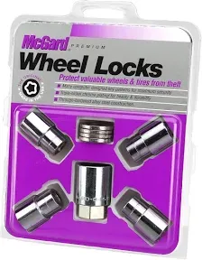 McGard Chrome Plated Wheel Lock Pack 4
