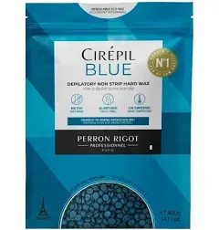 Cirepil Blue 400g Unscented All-Purpose Wax Beads - Perfect for Sensitive Skin, 