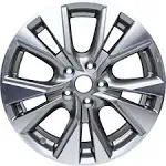 New 18" 2015-2019 Nissan Murano Machine Grey Replacement Alloy Wheel - 62706