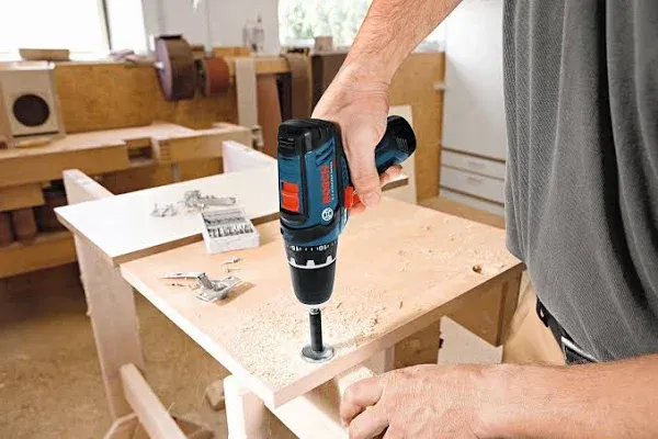 Bosch Clpk22-120 12V Max Cordless 2-Tool Combination Kit, And A Case 3/8 In.