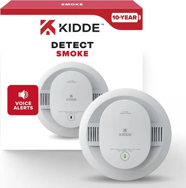 Kidde Smoke Detector 10-Year Battery Powered