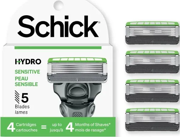 Schick Hydro 5 Sensitive Razor Refills Men