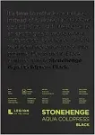 Stonehenge Aqua Black Pad, 140lb, Coldpress, 10 x 14 Inches, 15 Sheets