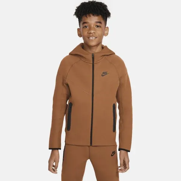 Nike Boys' Tech Fleece Full-Zip Hoodie