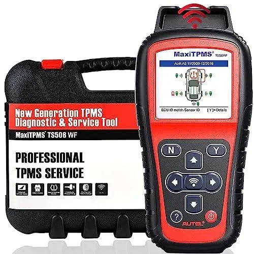 Autel MaxiTPMS TS508 TPMS Relearn Tool TPMS Programming Tool for MX-Sensors (315/433 MHz) Relearn/Activate All Sensors