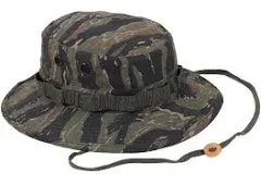 GI 6 Color Boonie Hat Chocolate Chip Camo Jungle Hat- Size 6 3/4 - Desert Storm