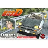 Initial D No.1 Takumi Fujiwara AE86 Trueno project D 1/24 Plastic model kit