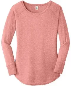 District Women's Perfect Tri Long Sleeve Tunic Tee