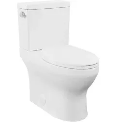 Swiss Madison 1.28 GPF Elongated Two-Piece Toilet