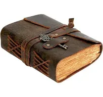 Leather Village Vintage Leather Bound Journal