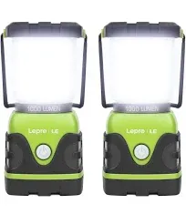 LE LED Camping Lantern, Battery Powered LED with 1000LM 4 Light Modes Waterproof