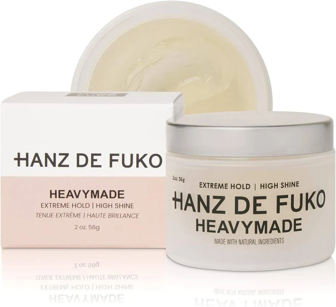 Hanz de Fuko Heavymade – Premium Men’s Hair Styling Pomade – Extreme Hold,... 