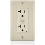 LEVITON GFNT2 Self-Test SmartlockPro Slim Non-Tamper Resistant Receptacle with LED Indicator 20A / 125 VAC