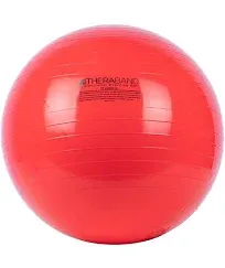 THERABAND Exercise Ball, Stability Ball with 55 cm Diameter for Athletes Red 