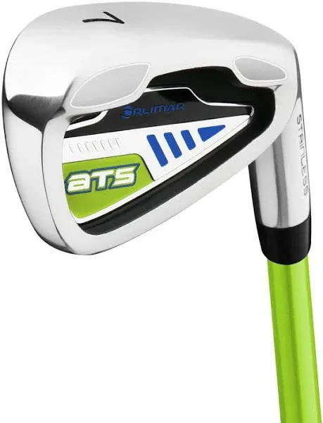 Orlimar ATS Junior Boys' Lime/Blue Series #7 Iron