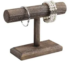 Ikee Design Antique Wooden Display Jewelry Accessory Stand