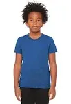 Bella + Canvas 3001YCVC - Youth CVC Jersey Tee S Heather True Royal