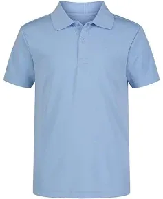 Nautica Boys' School Uniform Short Sleeve Polo