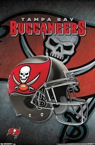 Trends International NFL Tampa Bay Buccaneers Helmet 16 Wall Poster