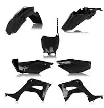 Acerbis Full Replacement Plastic Kit Black Honda CRF110F 2019-2021 2861930001