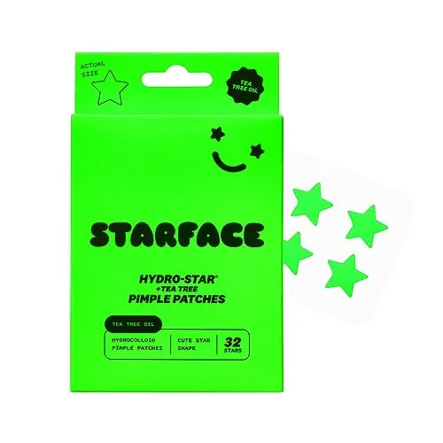 Starface Hydro-Stars + Tea Tree Pimple Patches (32 ct)