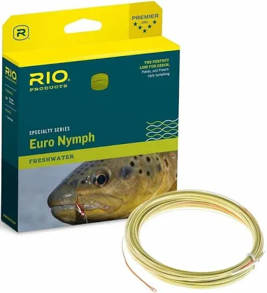 RIO Fly Fishing Fly Line FIPS Euro Nymph Line Neon, 2019-02-05T00:<wbr/>00:00.000Z