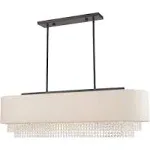 Livex Lighting English Bronze 5-Light Linear Chandelier - Contemporary - Kitchen Island Lighting - by Designer Lighting and Fan | Houzz