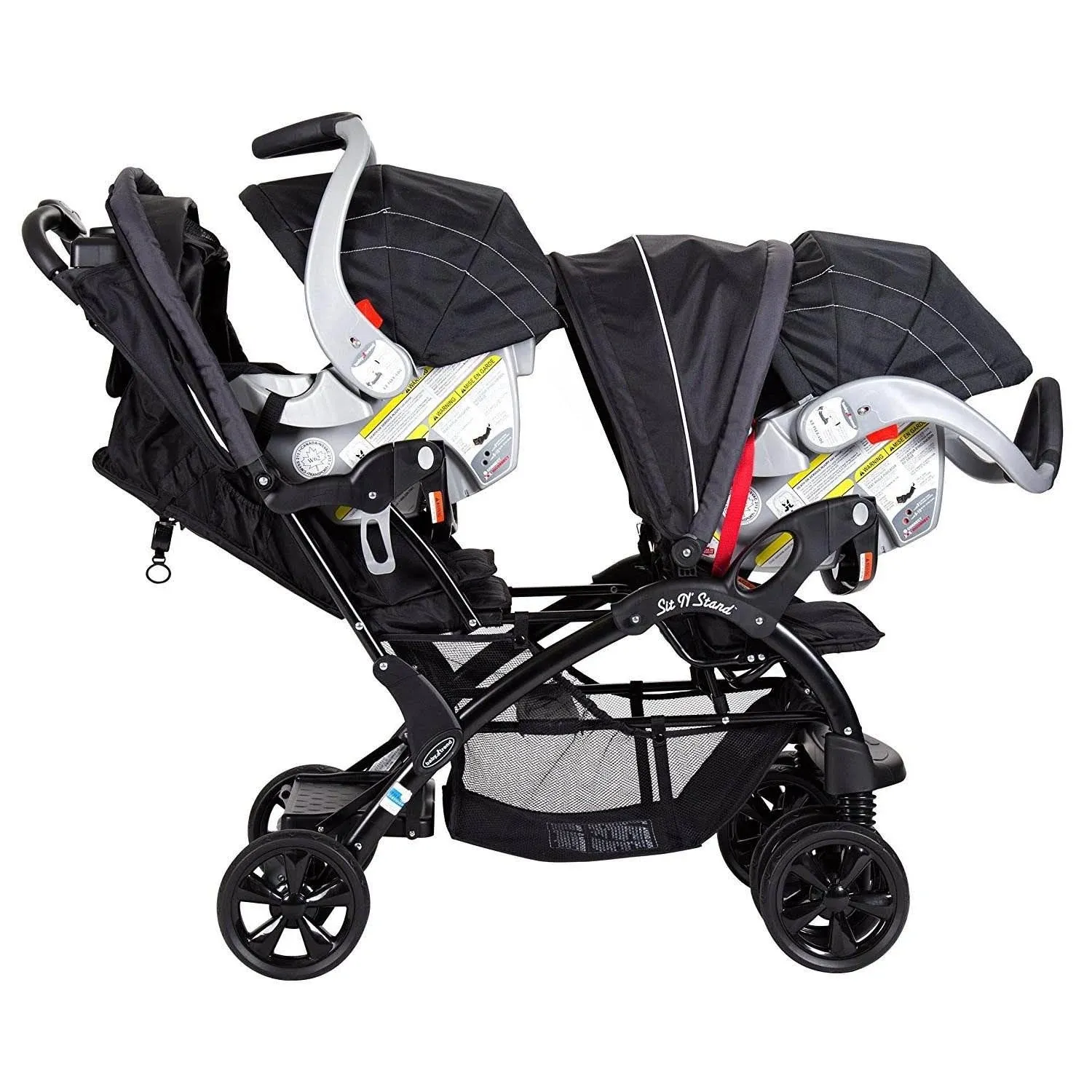 Baby Trend Sit N Stand Double Stroller - Onyx