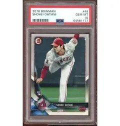 SHOHEI OHTANI 2018 Topps Update #US285 PSA 10