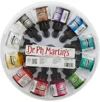 Dr. Ph. Martin's Bombay India Ink, 1.0 oz, Set of 12