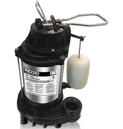 RIDGID 1HP CastIron &amp; StainlessSteel Dual Suction Sump Pump 1000RSDS (E10033270)