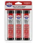 Lucas Oil 10318 Red N Tacky Multi-Pack (3) 3 Ounce Tubes Long Storage Life Water