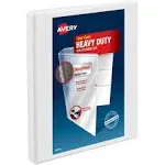 Avery&#xAE; 5234 White Heavy-Duty Non-Stick View Binder with 1/2&quot; Slant Rings