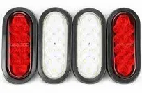 6" Oval LED Trailer Lights